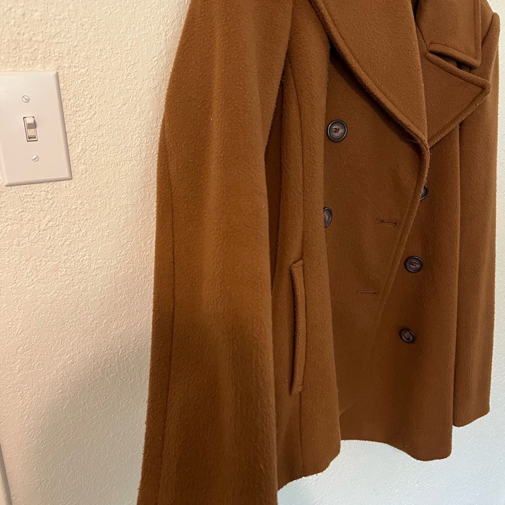 Old Navy Woman’s Camel Peacoat - Picture 8 of 9